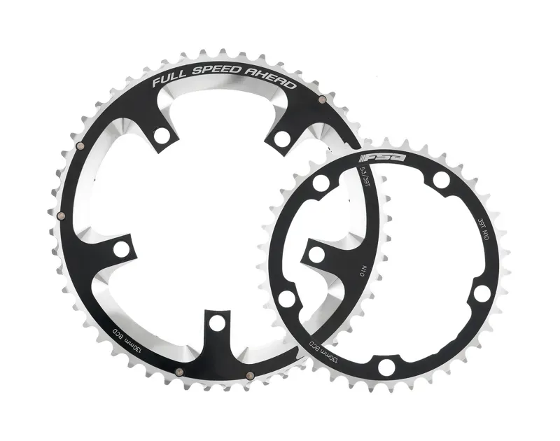 FSA Super Road Bike 2x11 Chainring in Black