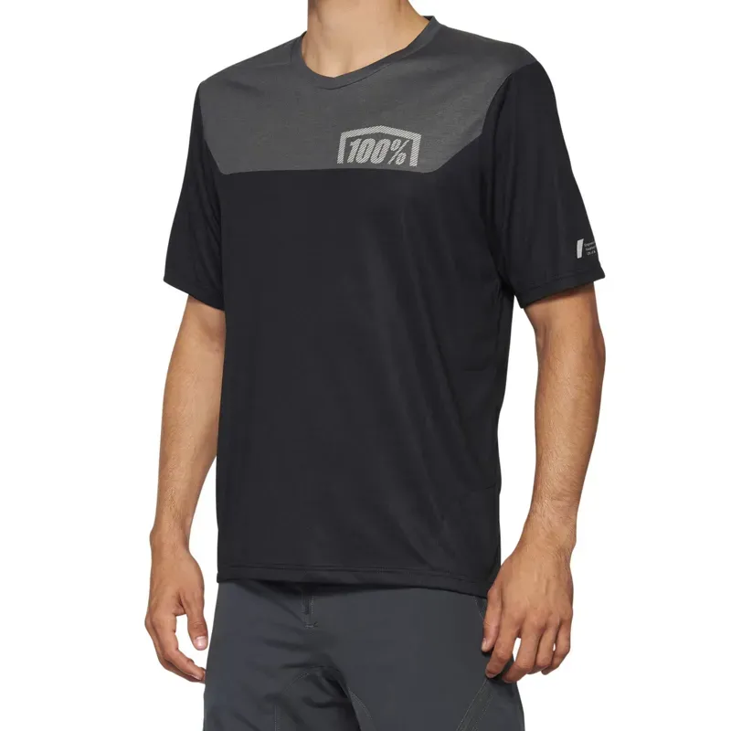 Airmatic Short Sleeve Jersey in Grey/Midnight