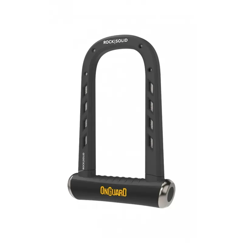 OnGuard Rocksolid D-Lock Black/Yellow-1