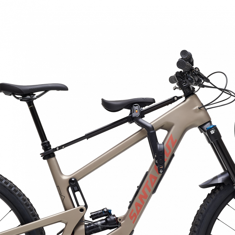 Shotgun Pro Evo Child Bike Seat + Handlebars Combo Black-3