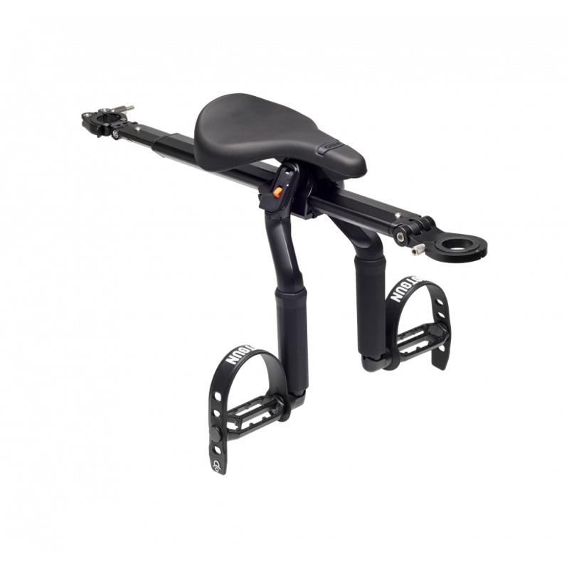 Shotgun Pro Evo Child Bike Seat + Handlebars Combo Black-5