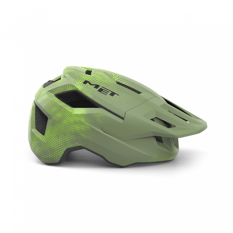 Met Shelter Youth Helmet in Green-1