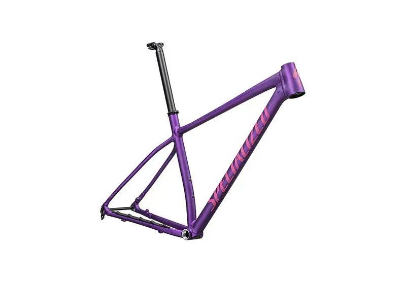 Chisel Hardtail Frameset Purple Linear / Rebel Pink-2