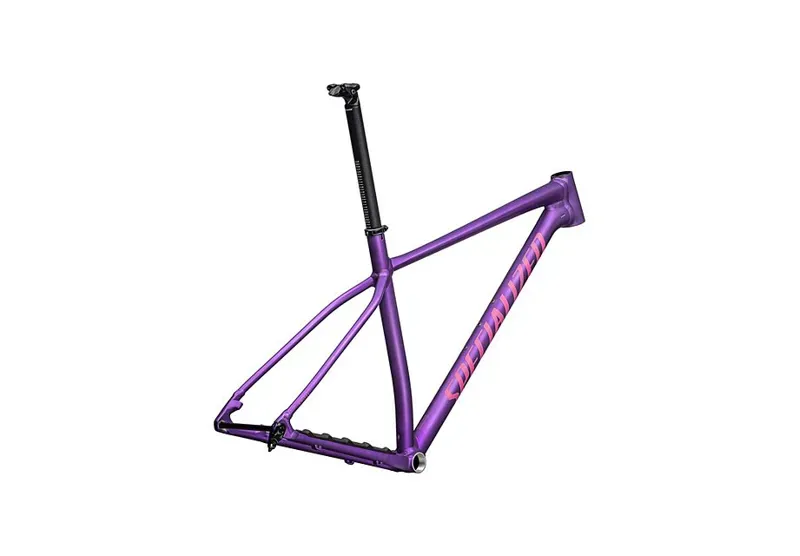 Chisel Hardtail Frameset Purple Linear / Rebel Pink-3