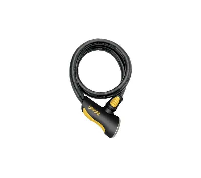Onguard Rottweiler 8026 1000x20mm Armoured Cable Lock in Black/Yellow 