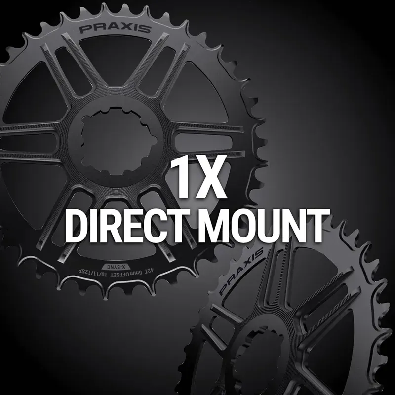 Praxis - CR - Direct Mount NW Road 1x Black-1