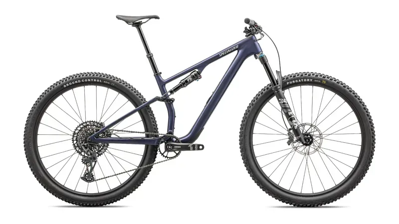 Specialized Epic 8 EVO Comp Mountain Bike In Satin Blue Onyx/Dune White