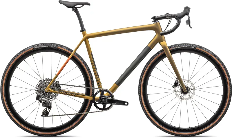 Specialized Crux Expert Adventure Bike in Harvest Gold/Oak Green
