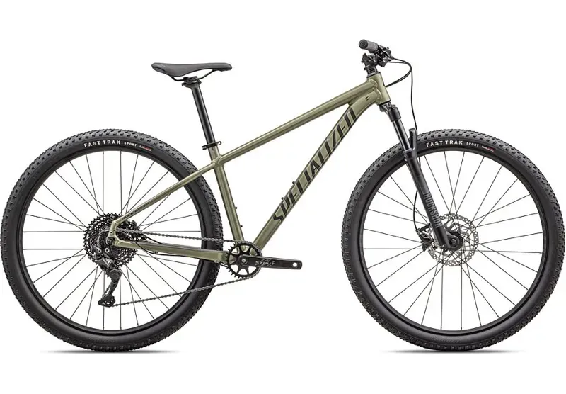 Specialized Rockhopper Comp Mountain Bike In Gloss Metallic Spruce/Smoke