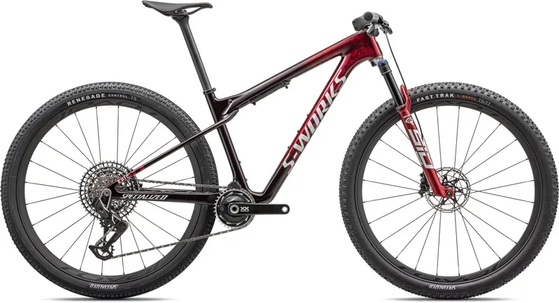 Specialized S-Works Epic World Cup In Red/Silver Granite/White Silver