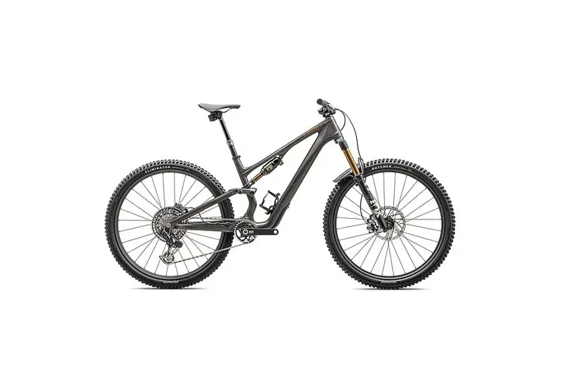 2025 Specialized S-Works Stumpjumper 15 Mountain Bike in Gunmetal/Clay