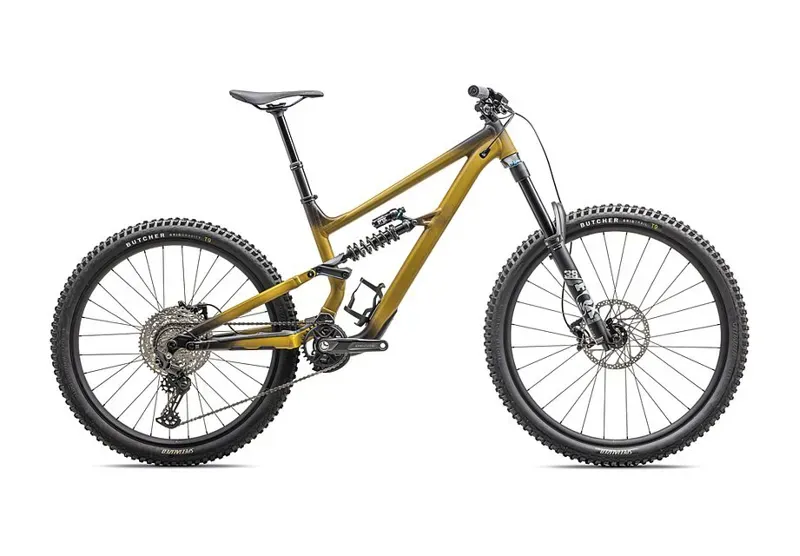 Specialized Status 2 170 MTB in Satin Harvest Gold/Obsidian/Dune White-1
