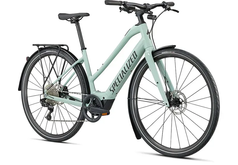 Specialized Turbo Vado SL 4.0 Step-Through EQ White Sage / Black Reflective-1