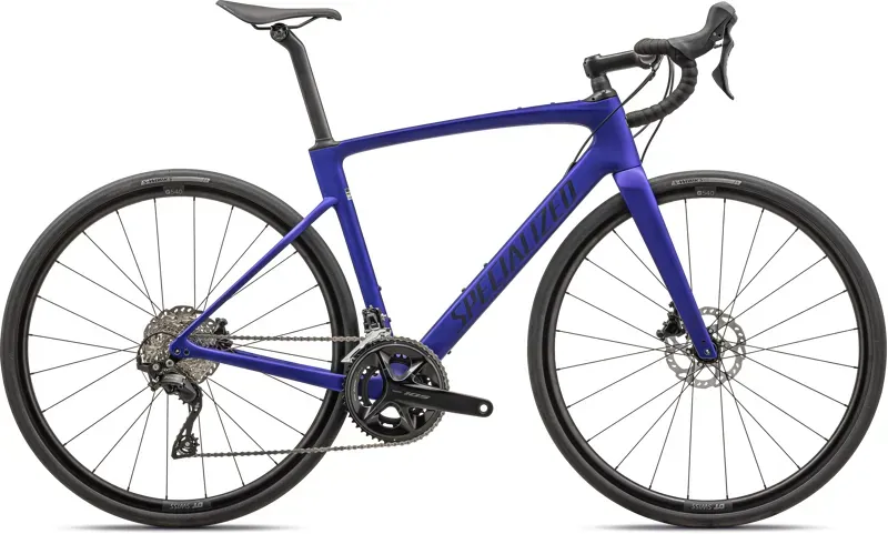 Specialized Roubaix SL8 Sport 105 Performance Road Bike in Metallic Sapphire/Blue Onyx