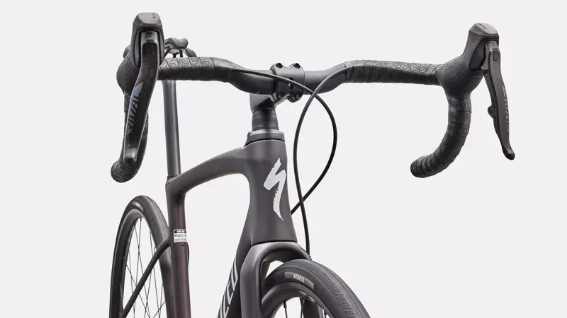 Specialized Roubaix SL8 Comp SRAM Rival AXS Racing Bike in Satin Warm Smoke Metallic-4