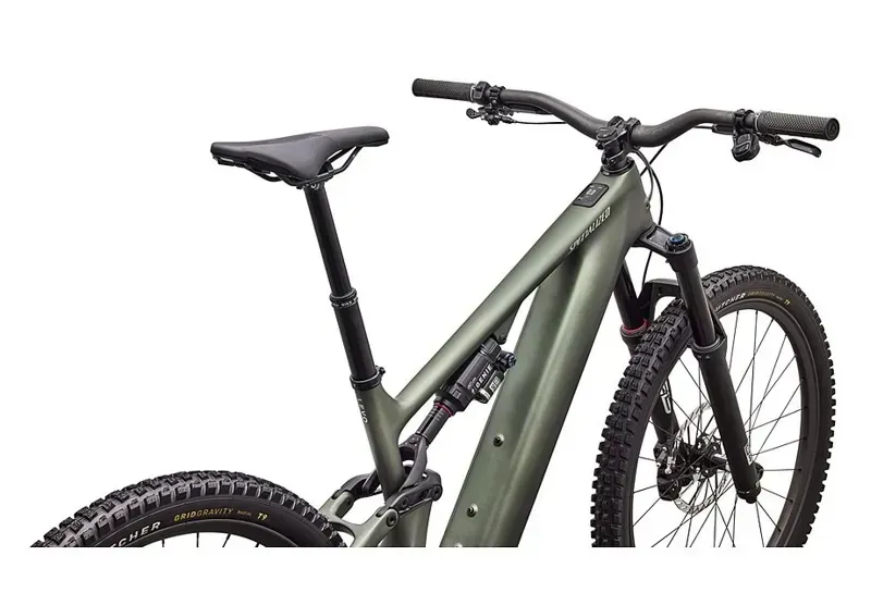 Specialized Turbo Levo 4 Pro eMountain Bike in Satin Bottle Green-3