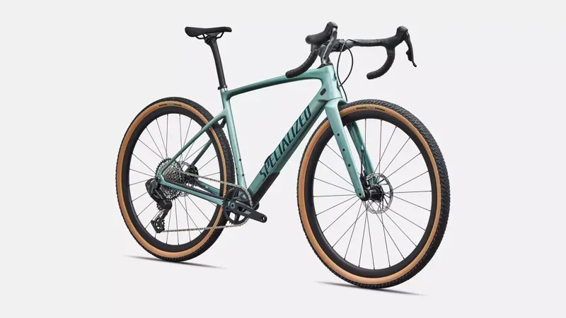 Specialized Diverge 4 Expert SRAM Rival XPLR Gravel Bike in Fjord Metallic-1