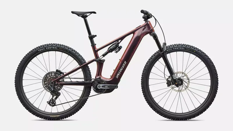 Specialized Turbo Levo R Pro eMountain Bike in Gloss Black Red Chameleon