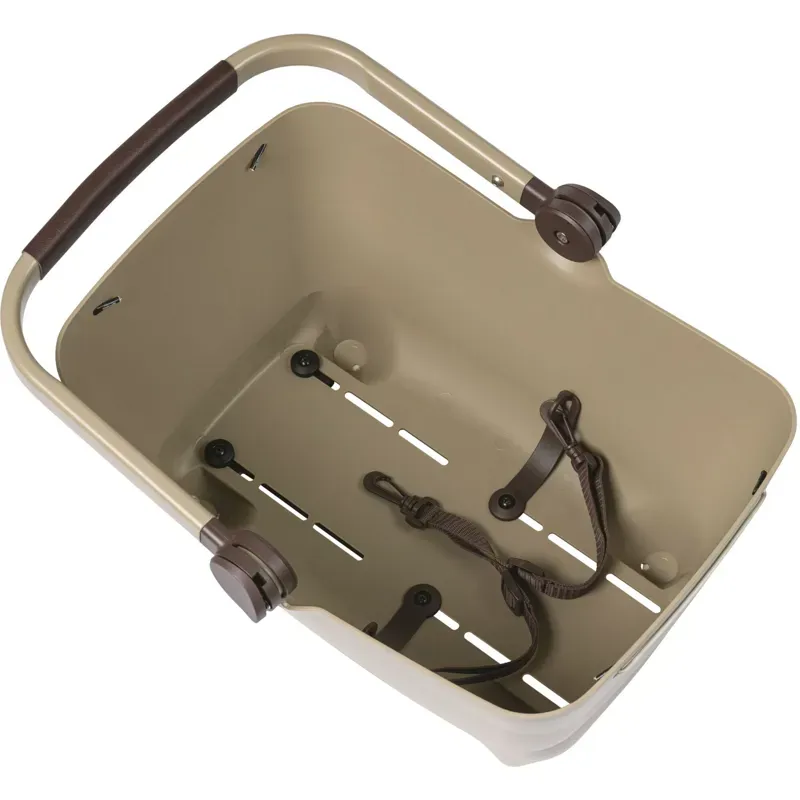 Basil Buddy dog bicycle basket MIK brown-3