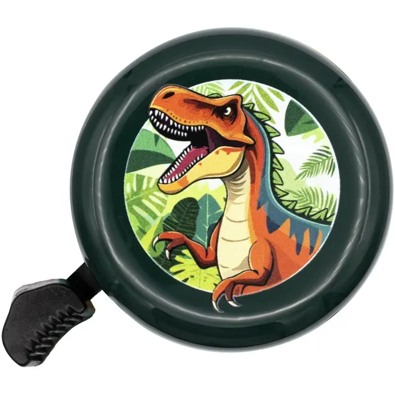 M Part Ringer 22.2mm Bicycle Bell in Dino Green