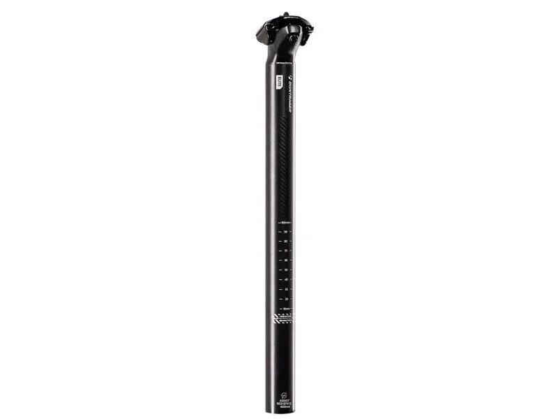 Seatpost Bontrager Elite 27.2 X 400mm 0mm BLACK 27.2mm x 400mm x 0mm