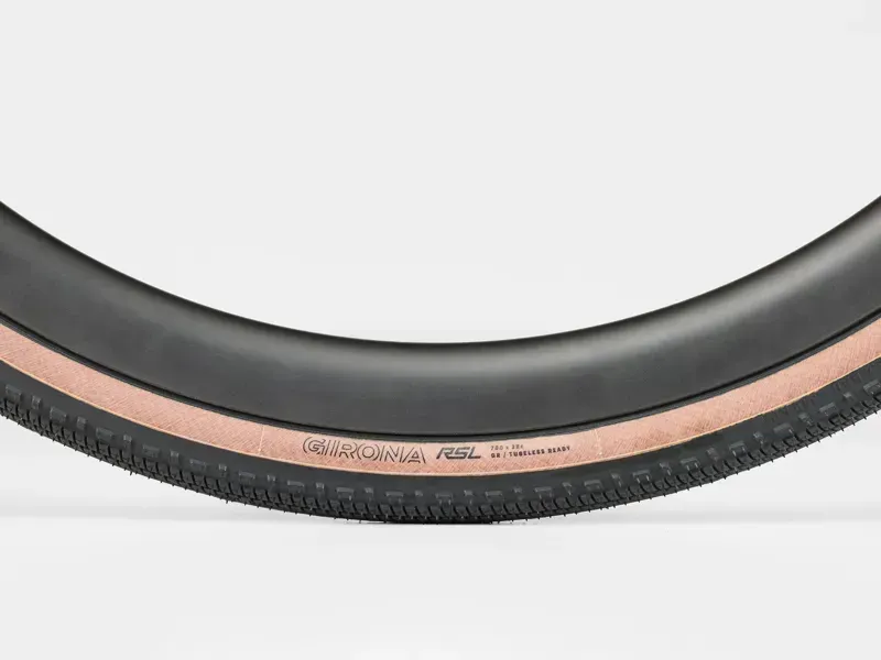 Bontrager Girona RSL GR 700x42c TLR Gravel Tire in Black/Tan-2
