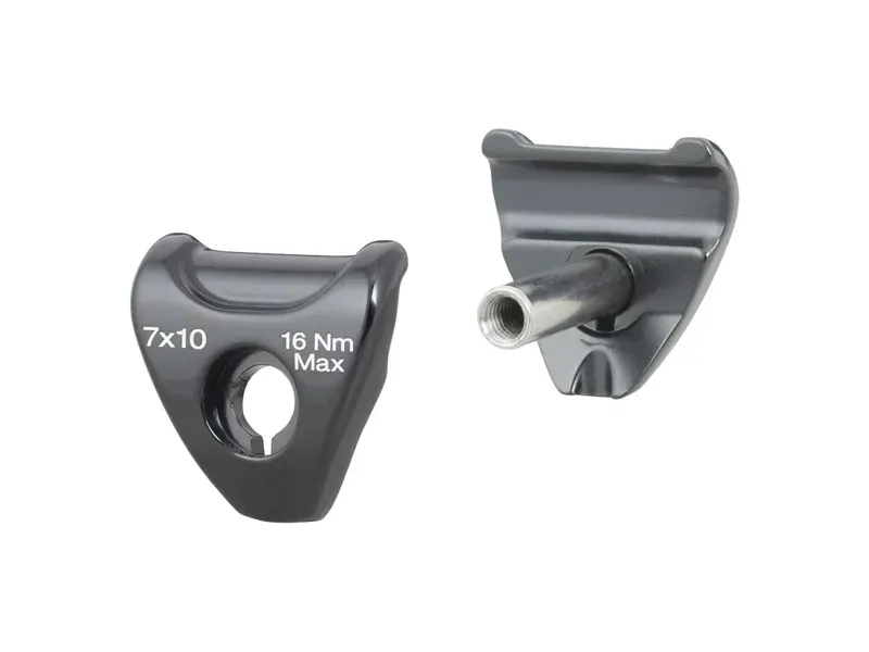 Bontrager Rotary Head Seatpost 7 x 10 mm Saddle Clamp Ears In Black-1