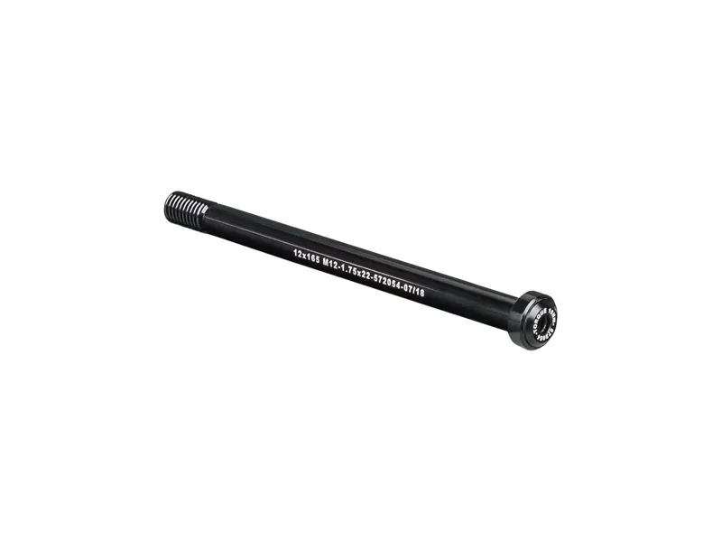 Skewer Bontrager Thru 12 X 165mm Axle Length BLACK rear 165mm