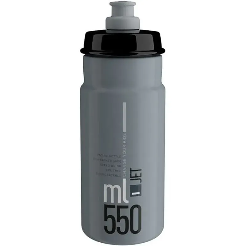 Elite Jet Biodegradable grey black logo 550 ml
