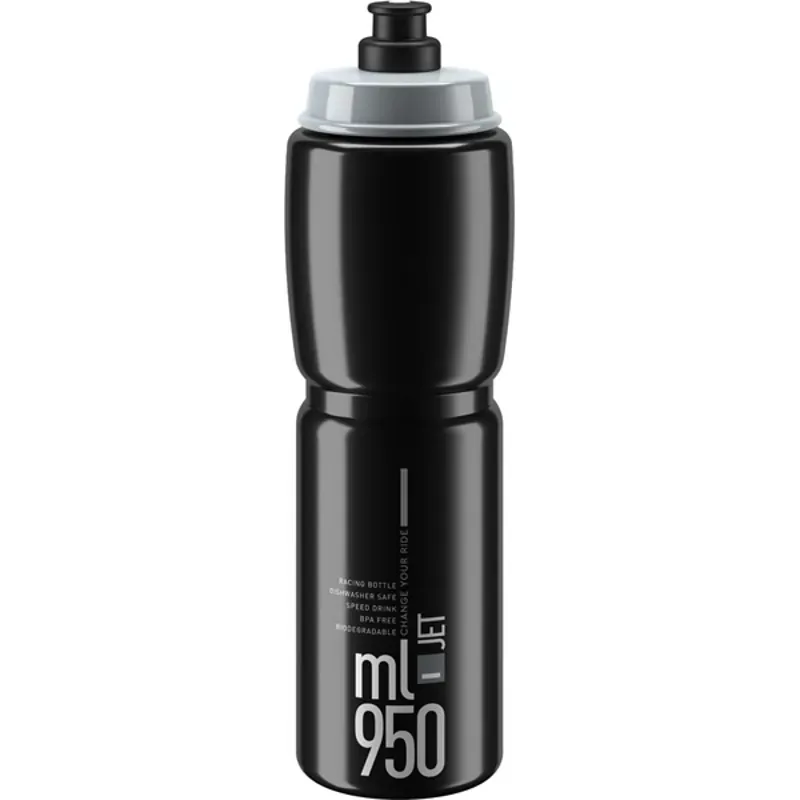 Elite Jet Biodegradable black grey logo 950 ml