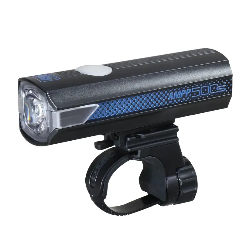 Cateye AMPP 500S Colour Edition Front Bike Light: BLACK/