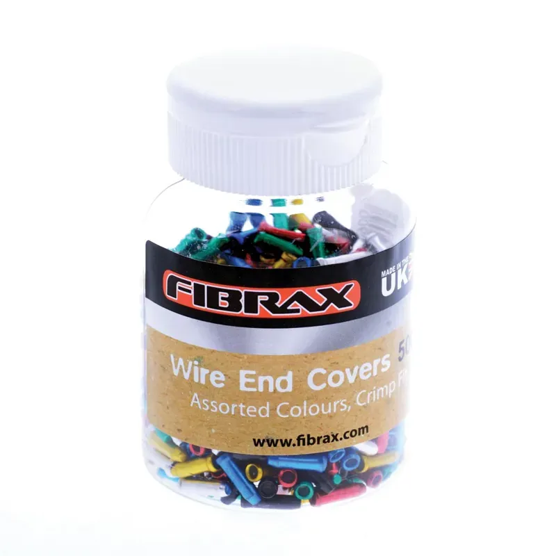 Fibrax Cable End Crimps 1.8mm 500-pack in Assorted/Multicolour-1