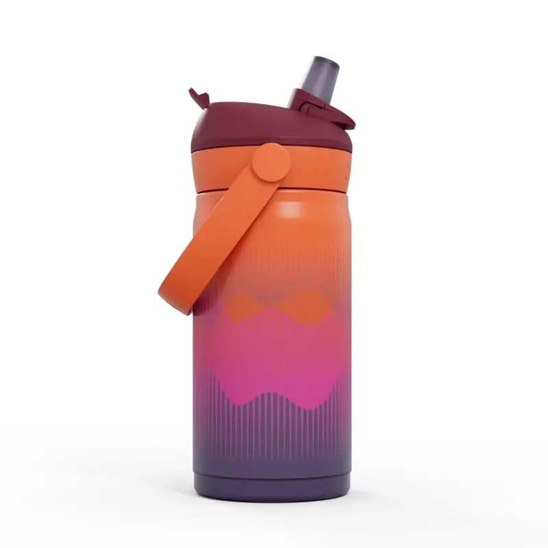 Camelbak Kids Thrive Flip Straw 12oz Insulated Bottle in Misty Mountain-2
