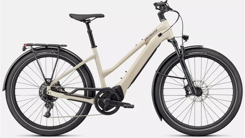 Specialized Turbo Vado 5.0 Step-Through Electric Bike in Beige