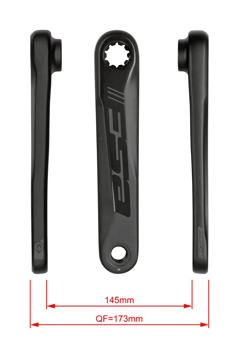 FSA CK-746/IS Brose eBike Crank Arm Set in Black