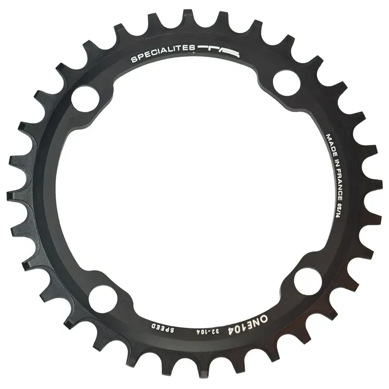 TA 104-pcd One MTB Narrow/Wide Chainring in Black