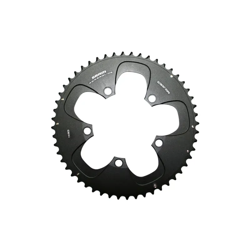 SRAM Red S1 110 Al. 4mm 52-36/52-38 52-tooth Road Chainring in Black