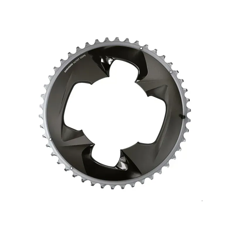 SRAM Force 107-bcd 2x12-speed w/ Cover Plate Road C-ring in Polar Grey