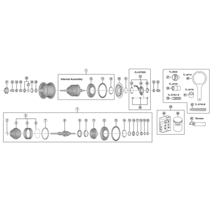 Alfine single sprocket with chain guide - 20T-1