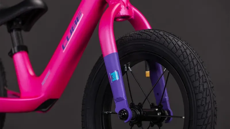 Cube Numove 120 Walk Kids Bike in Fuchsia/Plum-4