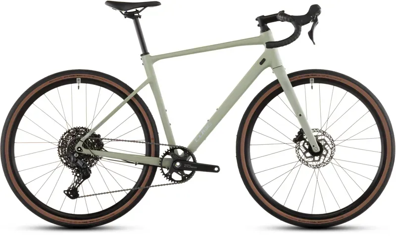 Cube Nuroad Pro 2026 Gravel Bike in Pea Green/Grey