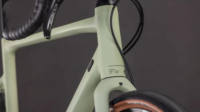 Cube Nuroad Pro 2026 Gravel Bike in Pea Green/Grey-5