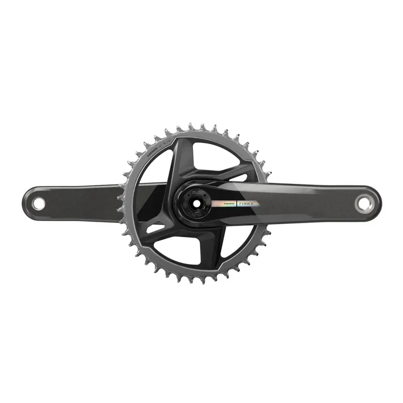 SRAM Force D2 1x DUB Crankset w/o BB in Black