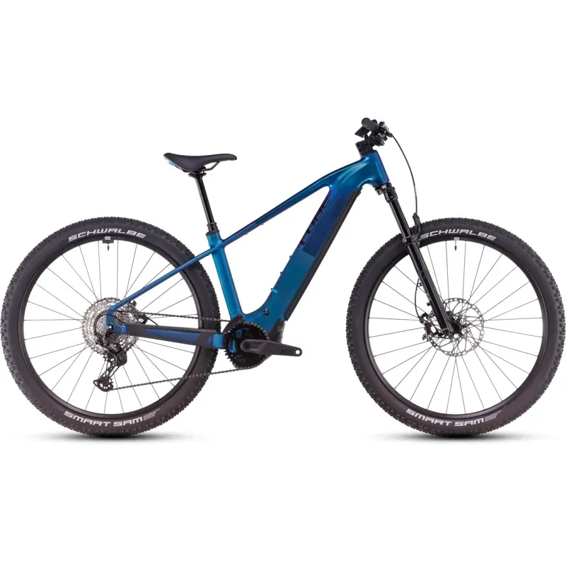 Cube Reaction Hybrid SLX eMountain Bike in Nebula/Blue
