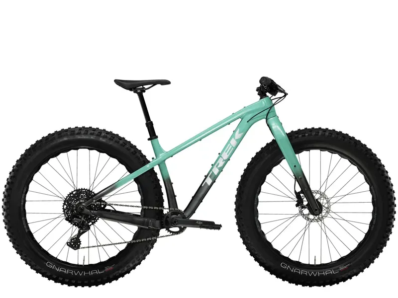 Trek Farley 5 Fat Bike in Blue Sage to Lithium Grey Fade