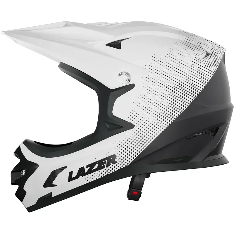 Lazer Phoenix+ Full Face MTB Helmet in Black/White-3