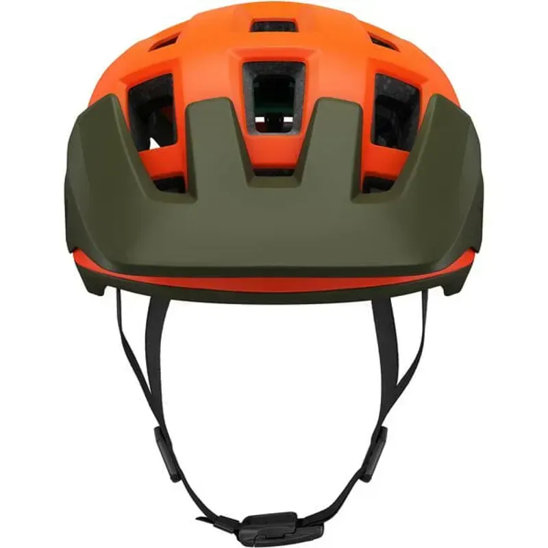 Lazer Coyote KinetiCore Helmet in Orange/Green-1