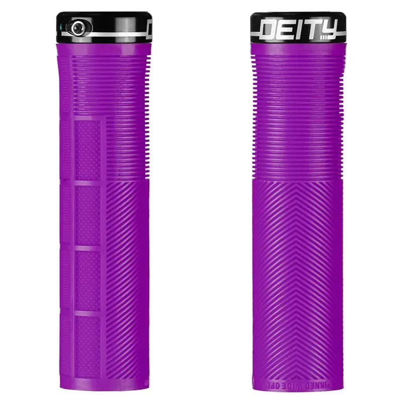 Deity Knuckleduster Grips in Purple