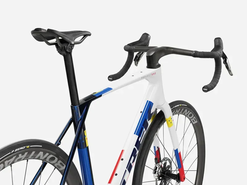 Trek Domane SLR 9 AXS 1x13 Road Bike in Navy Smoke/Trek White-3