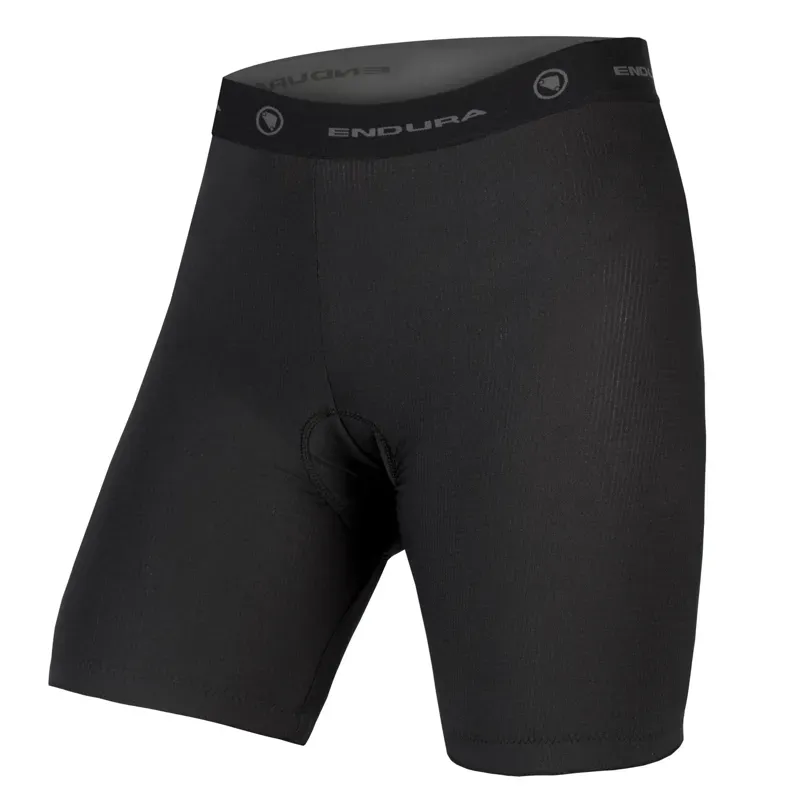 Endura Womenâs Padded Liner: Black - L